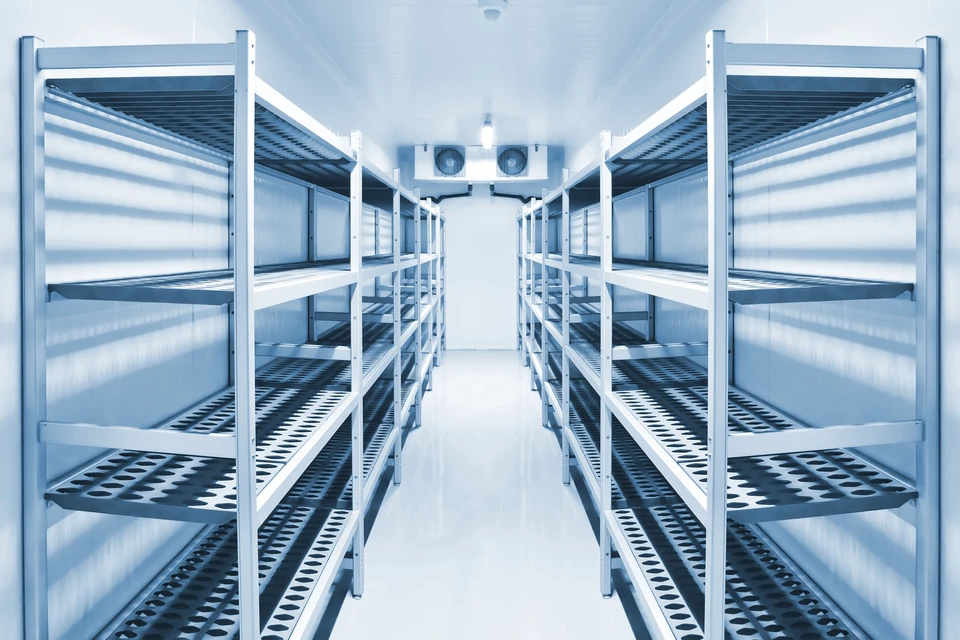 Chambre de réfrigération pour l'entreposage des aliments